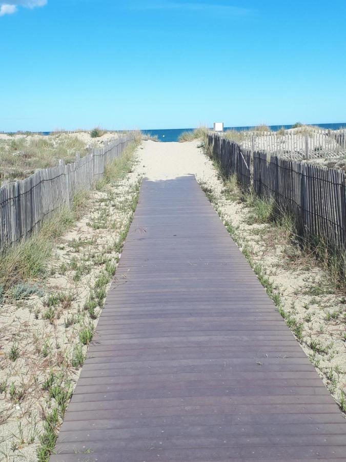 Appart Mezzanine Vue Mer Et Plage, Parking Wifi Tv Le Barcarès Eksteriør billede